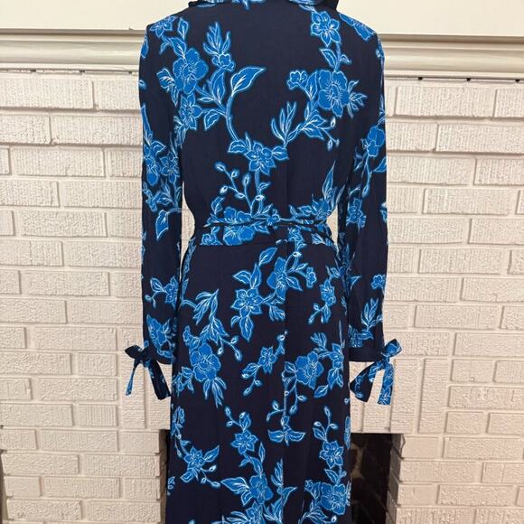 Draper James Geranium Floral Wrap Dress – Size 8 (Excellent Pre‑Owned) - Picture 7 of 11